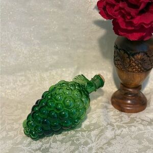 Vintage Mid-Century Cluster of Grapes Decanter